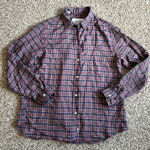 Grayson The Hero Plaid Long Sleeve Button Shirt Top 3 (M) Lightweight